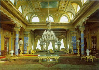 state reception room in palace